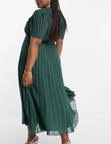 Rochie midi ASOS, verde
