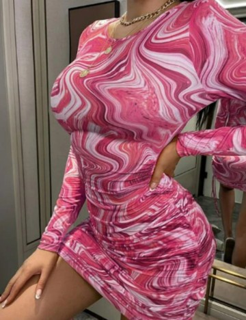 Rochie mini Shein, mix culori