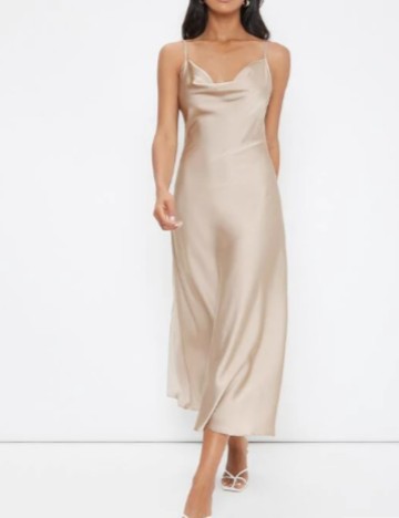 Rochie maxi Shein, bej