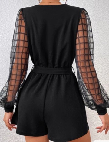 Salopetă scurtă Shein, negru