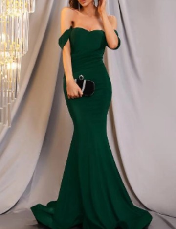 Rochie maxi FAERIESTY by Shein, verde