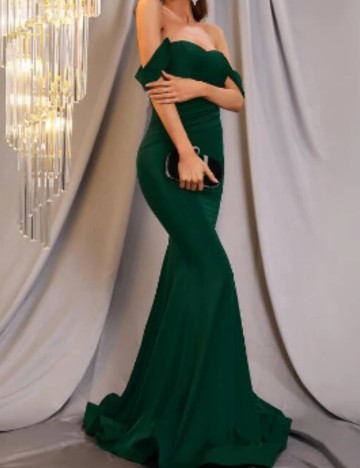 Rochie maxi FAERIESTY by Shein, verde
