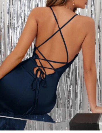 Rochie midi Shein, albastru