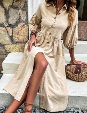 Rochie midi Shein, bej
