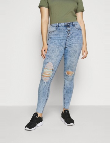 Jeans Missguided, albastru