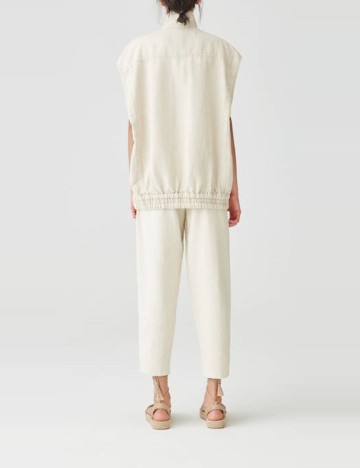 Vestă Pull&Bear, crem