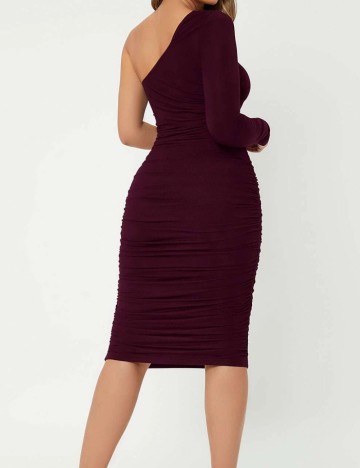 Rochie midi Shein, vișiniu