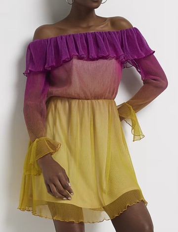 Rochie mini River Island, mix culori