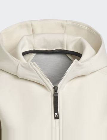 Hanorac Cu Fermoar Adidas, crem