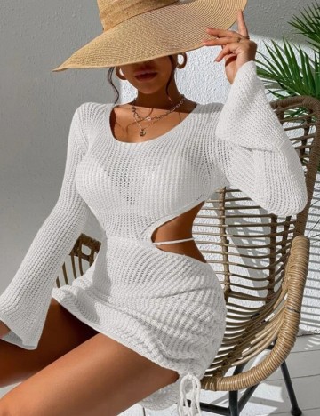 Rochie de plajă Shein, alb