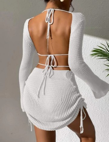 Rochie de plajă Shein, alb