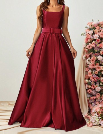Rochie maxi Shein, roșu
