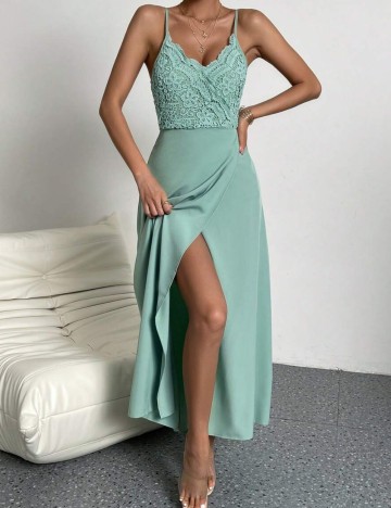 Rochie maxi Shein, verde