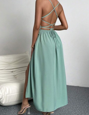 Rochie maxi Shein, verde