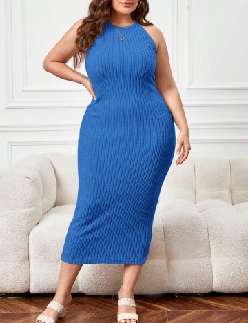 Rochie midi Shein, albastru
