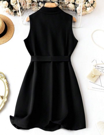Rochie mini Shein Curve+, negru