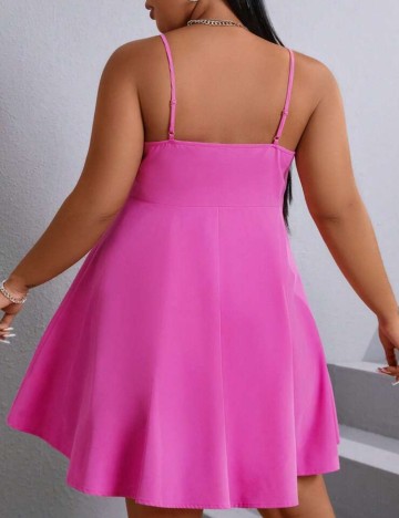 Rochie mini Shein Curve+, roz