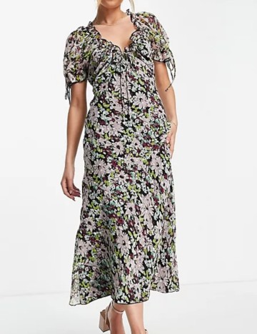 Rochie midi ASOS, mix culori