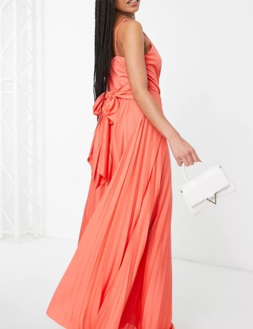 Rochie maxi ASOS, portocaliu piersică
