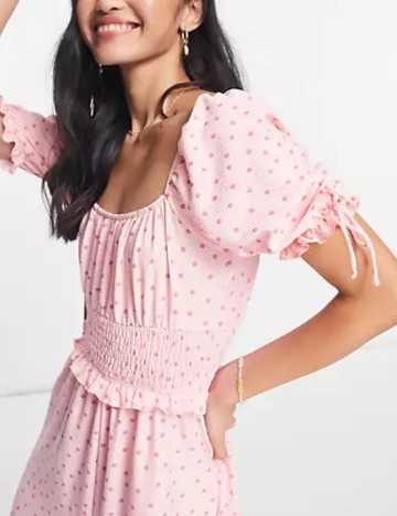 Salopetă lungă Miss Selfridge, roz