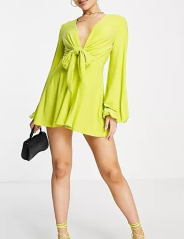 Rochie mini ASOS, verde