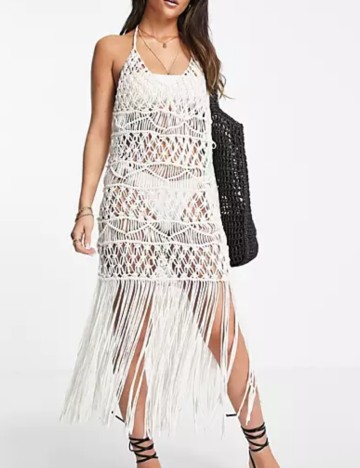 Rochie mini ASOS, alb