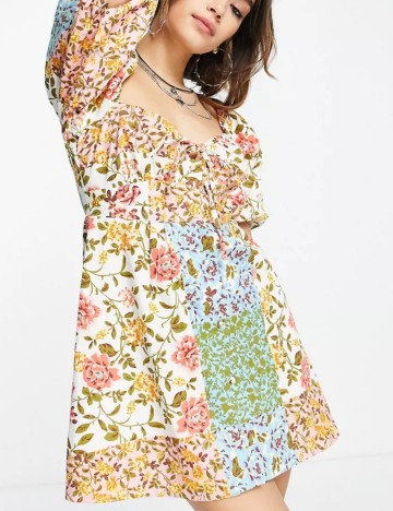 Rochie mini ASOS, mix culori