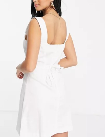 Rochie mini ASOS, alb
