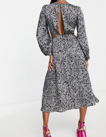 Rochie midi Topshop, mix culori