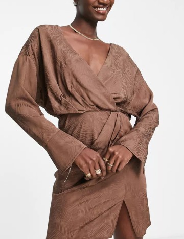 Rochie mini ASOS, maro