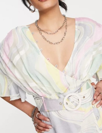 Rochie mini ASOS, mix culori