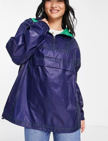 Pelerină de ploaie ASOS, albastru