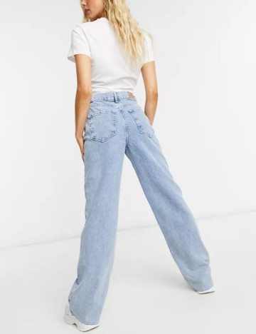 Jeans Stradivarius, albastru