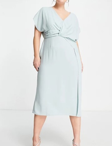 Rochie midi ASOS, verde menta