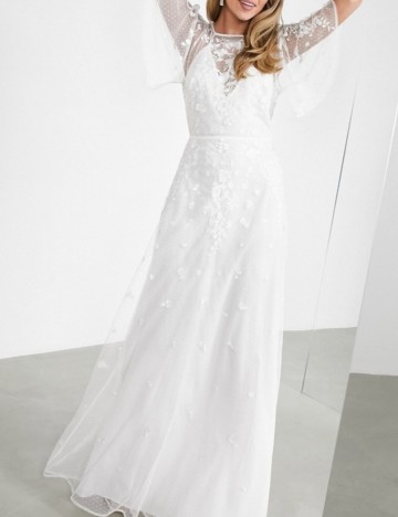 Rochie de ocazie și bridal ASOS, alb