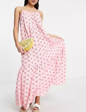 Rochie maxi ASOS, roz