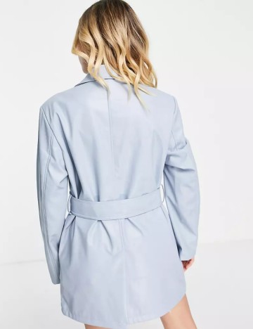 Trench scurt ASOS, albastru
