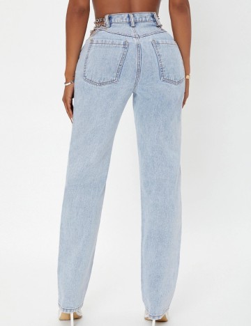 Jeans Shein, albastru