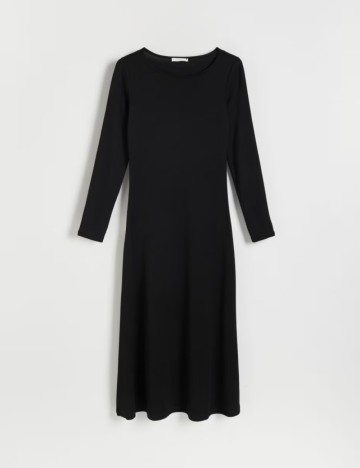 Rochie maxi RESERVED, negru