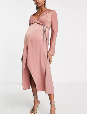 Rochie maxi ASOS, roz