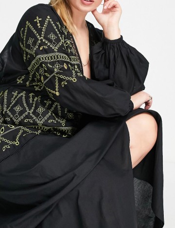 Rochie midi ASOS, negru