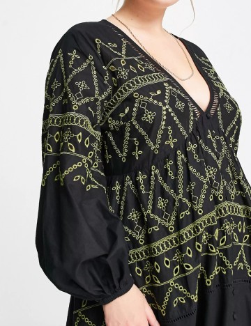 Rochie midi ASOS, negru