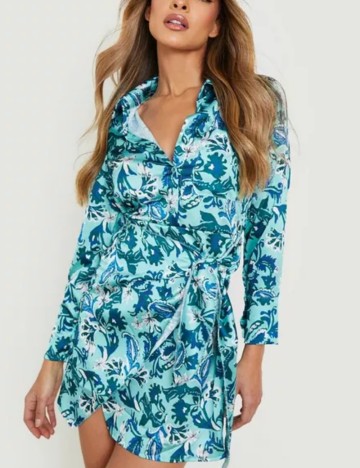 Rochie mini Boohoo, mix culori