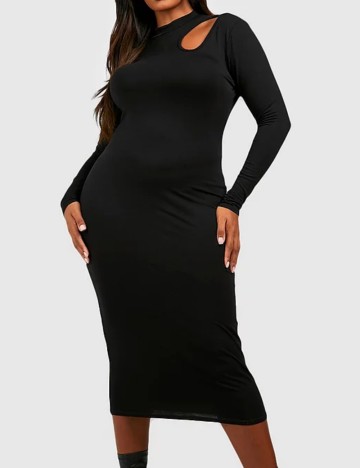 Rochie midi Boohoo, negru