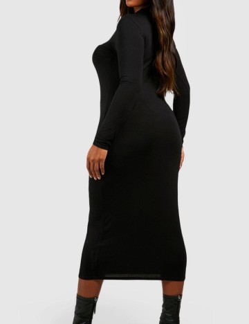 Rochie midi Boohoo, negru