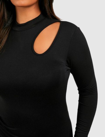 Rochie midi Boohoo, negru