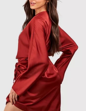 Rochie mini Boohoo, cărămiziu