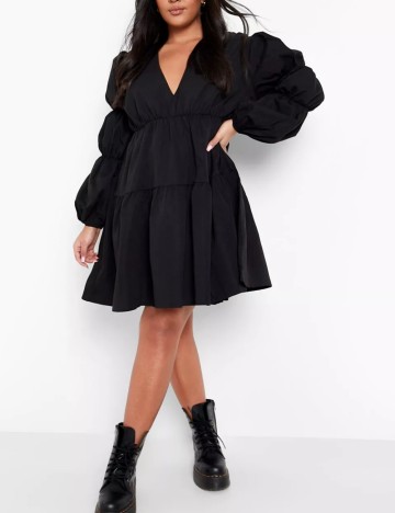 Rochie mini Boohoo, negru
