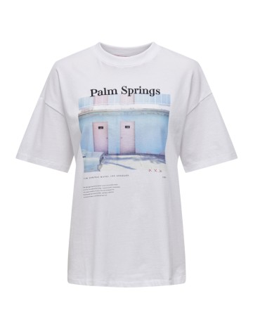 Tricou Only, alb