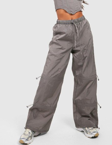 Pantaloni Boohoo, gri